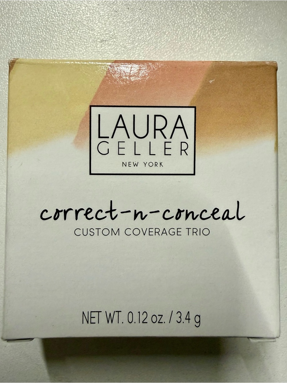Brand new Laura Geller Correct-n-Conceal Trio in medium mirror concealer palette